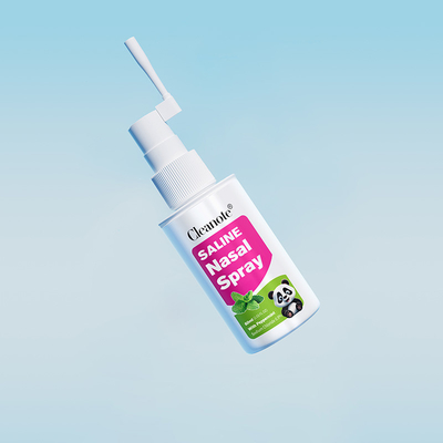 US FDA Dzieci Mięta roztwór soli do nosa Spray na zatłoczenie nosa 60 ml Relaksujący odświeżający