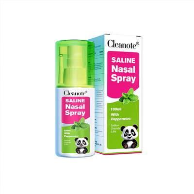 00,9% NaCl 100 ml roztworu soli z miętą pieprzową